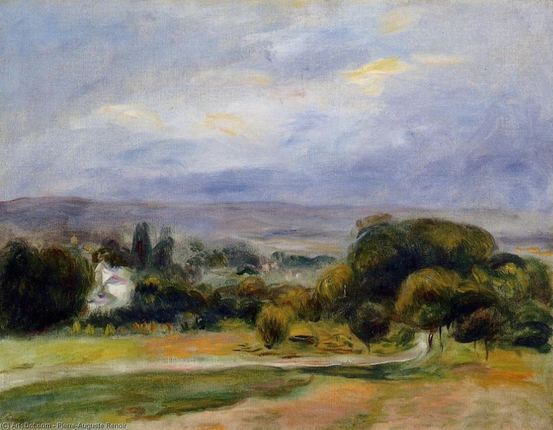 WikiOO.org - Енциклопедія образотворчого мистецтва - Живопис, Картини
 Pierre-Auguste Renoir - The Path
