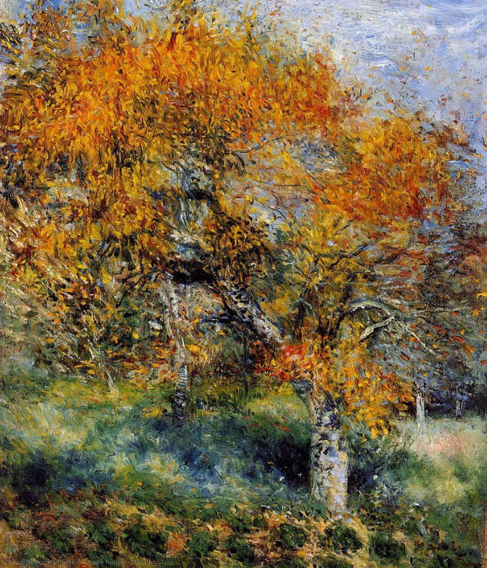 Wikioo.org - Encyklopedia Sztuk Pięknych - Malarstwo, Grafika Pierre-Auguste Renoir - The Pear Tree