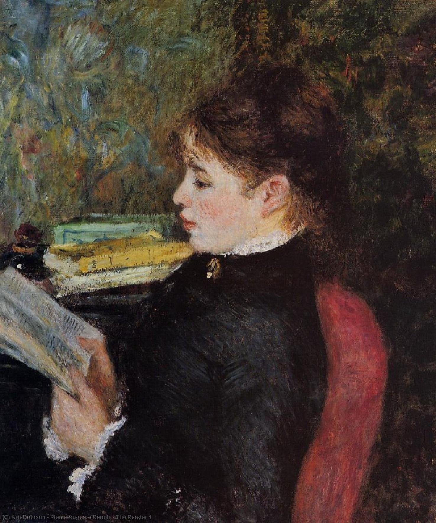 WikiOO.org - Encyclopedia of Fine Arts - Lukisan, Artwork Pierre-Auguste Renoir - The Reader 1