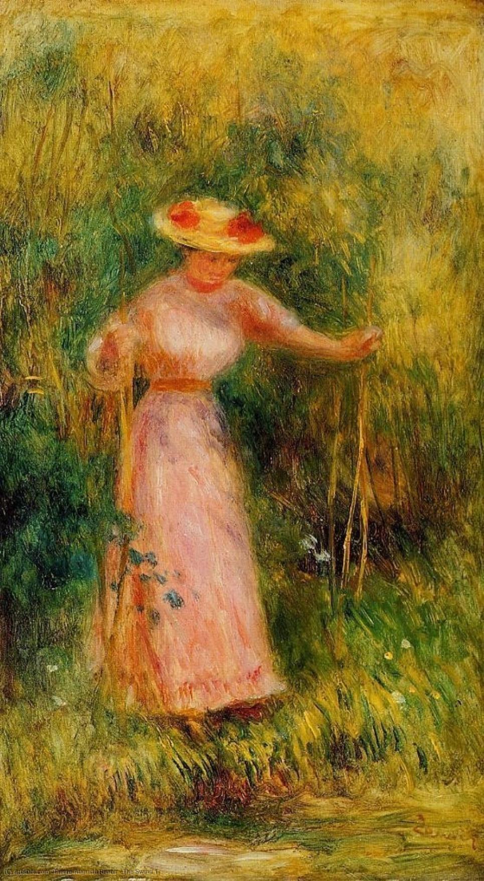 WikiOO.org - 백과 사전 - 회화, 삽화 Pierre-Auguste Renoir - The Swing 1