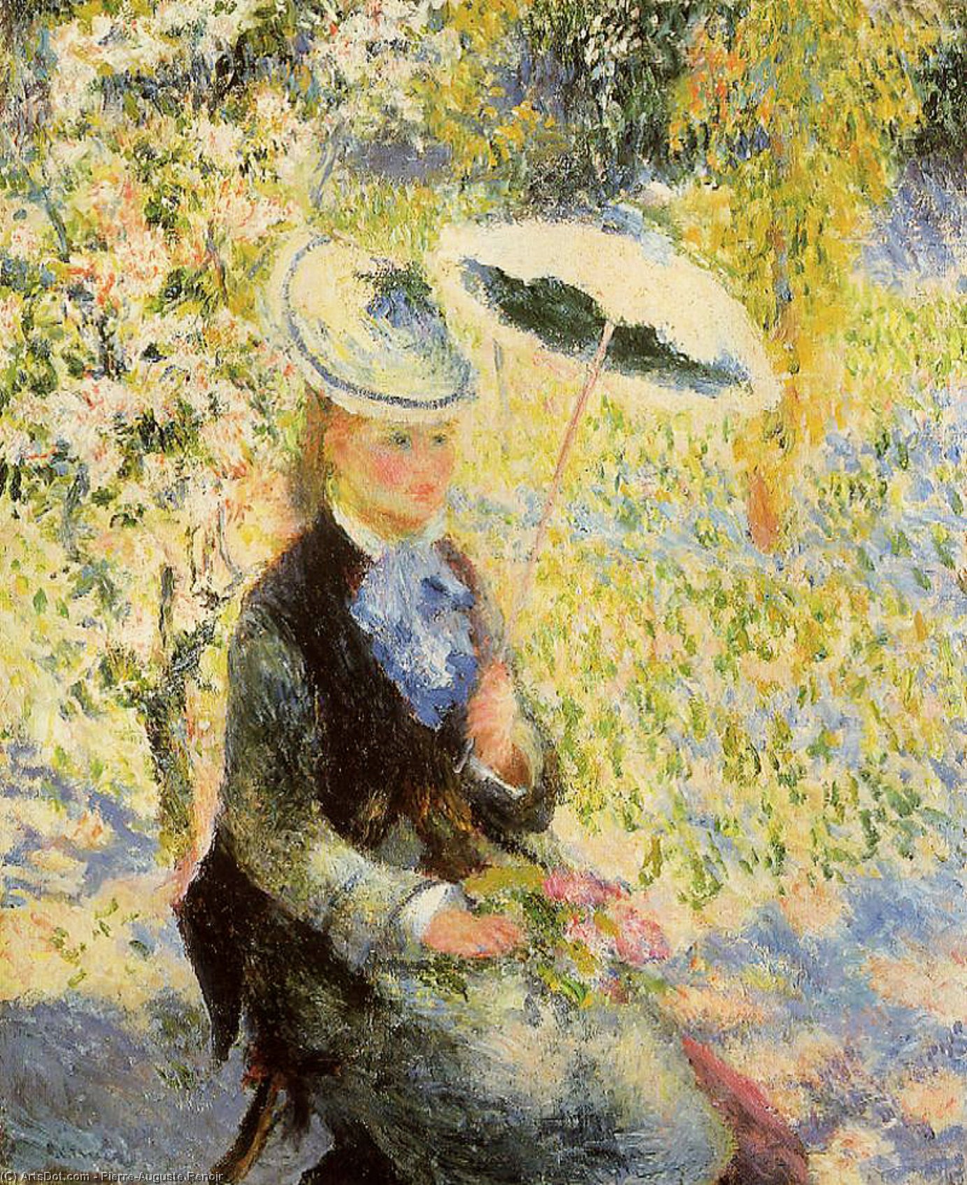 WikiOO.org - 百科事典 - 絵画、アートワーク Pierre-Auguste Renoir - 傘