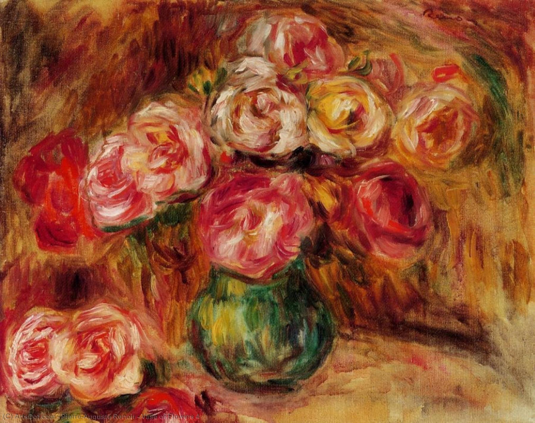 Wikioo.org - Encyklopedia Sztuk Pięknych - Malarstwo, Grafika Pierre-Auguste Renoir - Vase of Flowers 4