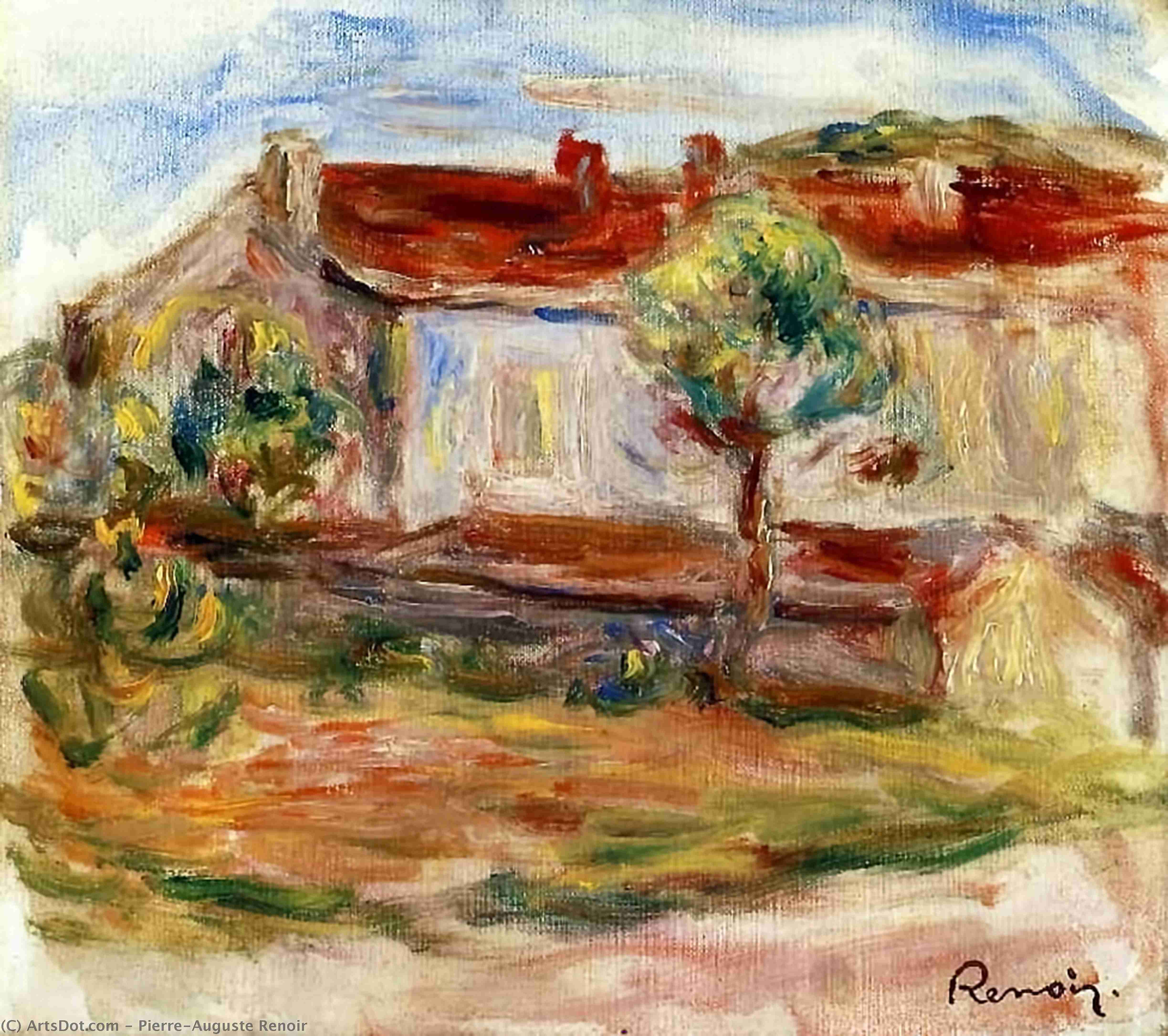 WikiOO.org - Encyclopedia of Fine Arts - Maľba, Artwork Pierre-Auguste Renoir - White House