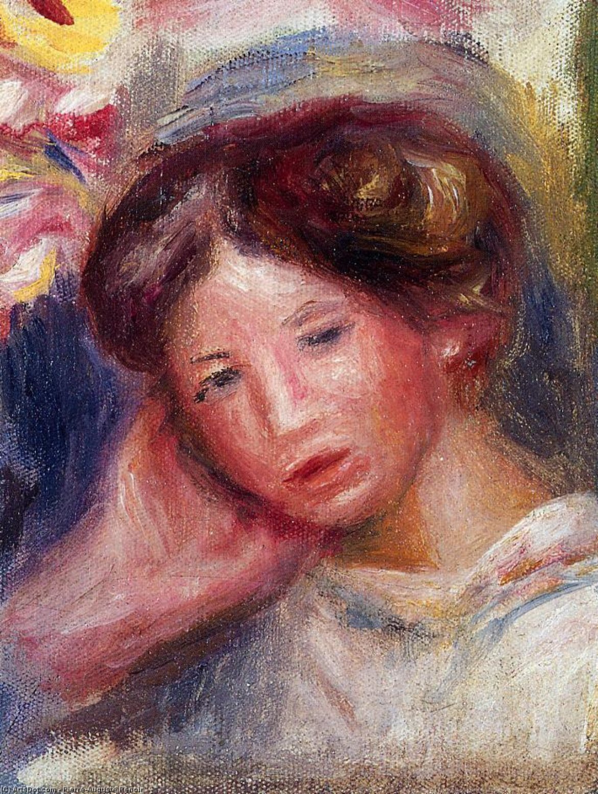 Wikioo.org - The Encyclopedia of Fine Arts - Painting, Artwork by Pierre-Auguste Renoir - Woman's Head