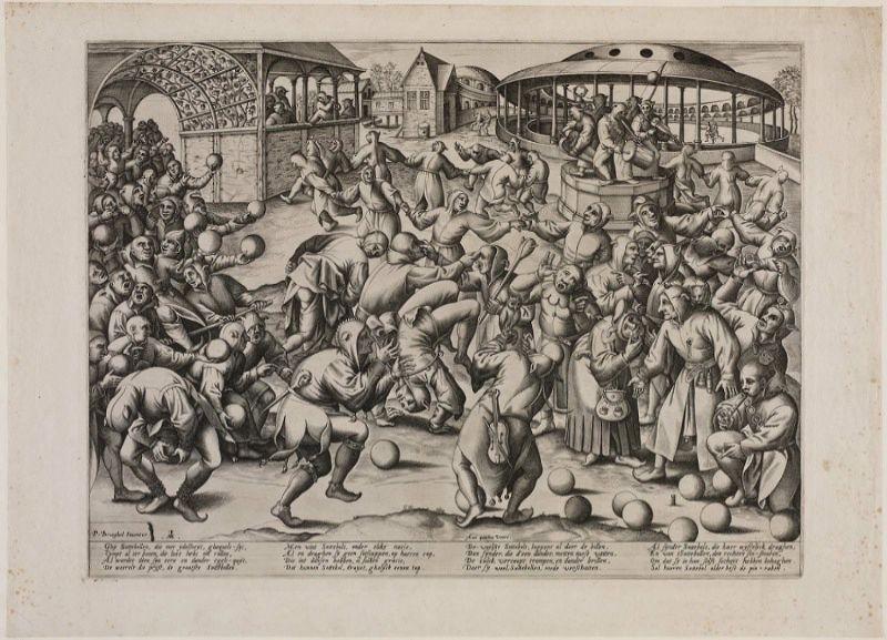 WikiOO.org - Güzel Sanatlar Ansiklopedisi - Resim, Resimler Pieter Bruegel The Elder - The Festival of Fools