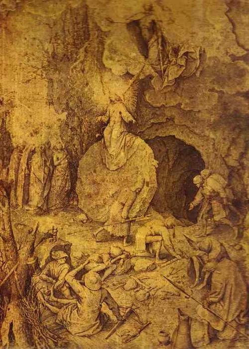WikiOO.org - Encyclopedia of Fine Arts - Målning, konstverk Pieter Bruegel The Elder - The Resurrection of Christ