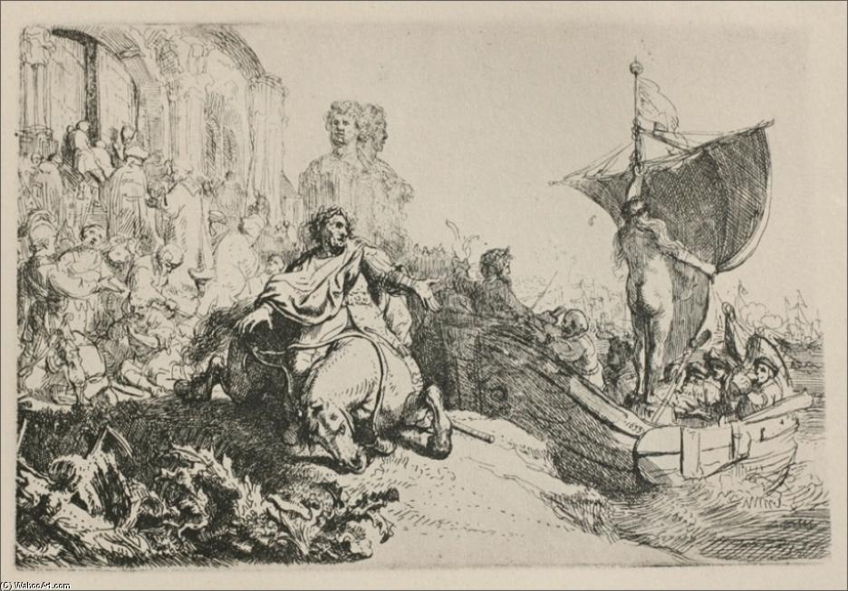 WikiOO.org - Encyclopedia of Fine Arts - Schilderen, Artwork Rembrandt Van Rijn - Adverse Fortune