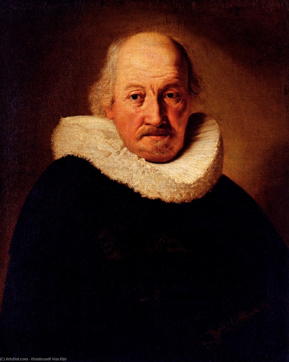Wikioo.org - The Encyclopedia of Fine Arts - Painting, Artwork by Rembrandt Van Rijn - Portrait Of An Old Man 1