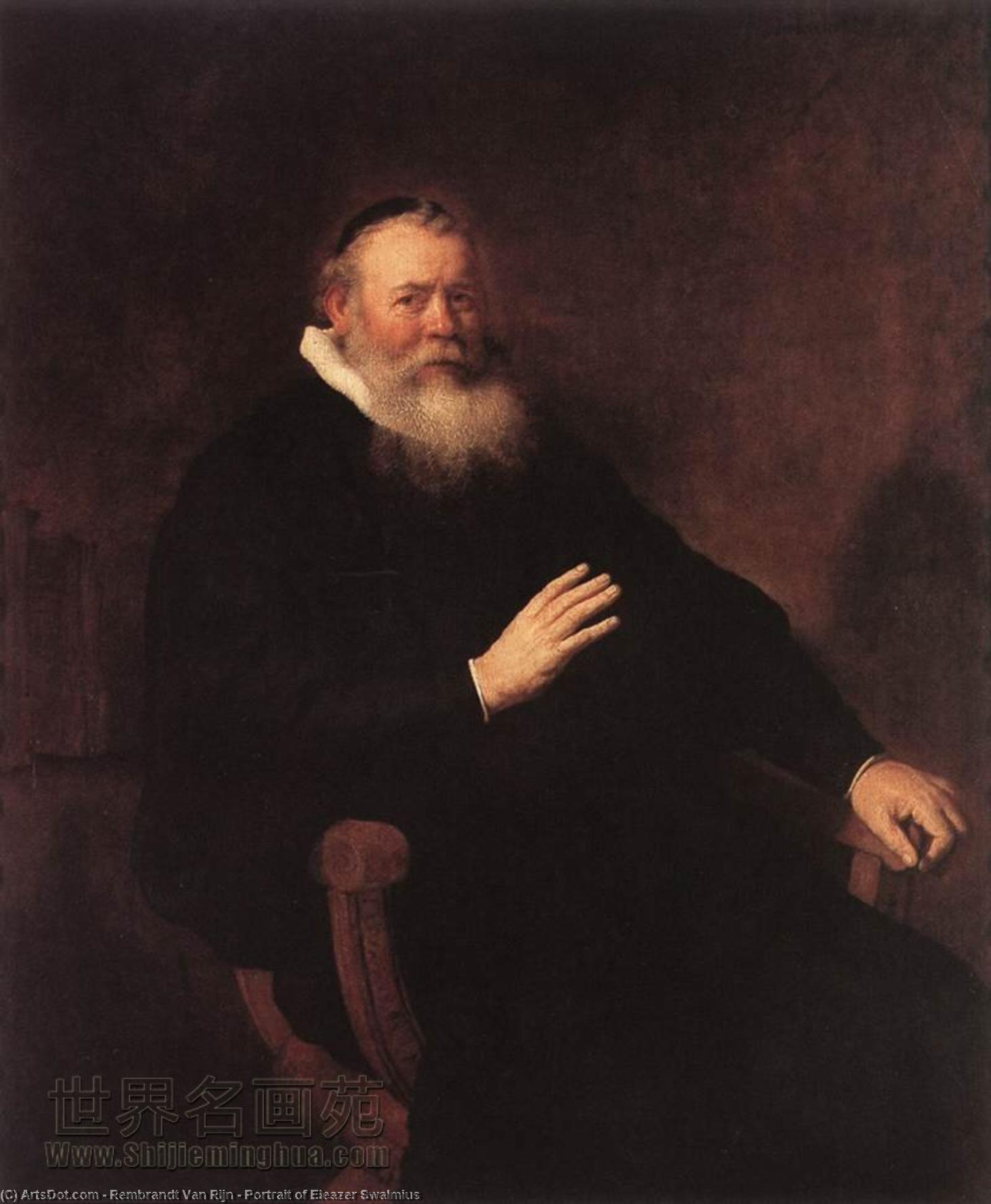 Wikioo.org - The Encyclopedia of Fine Arts - Painting, Artwork by Rembrandt Van Rijn - Portrait of Eleazer Swalmius