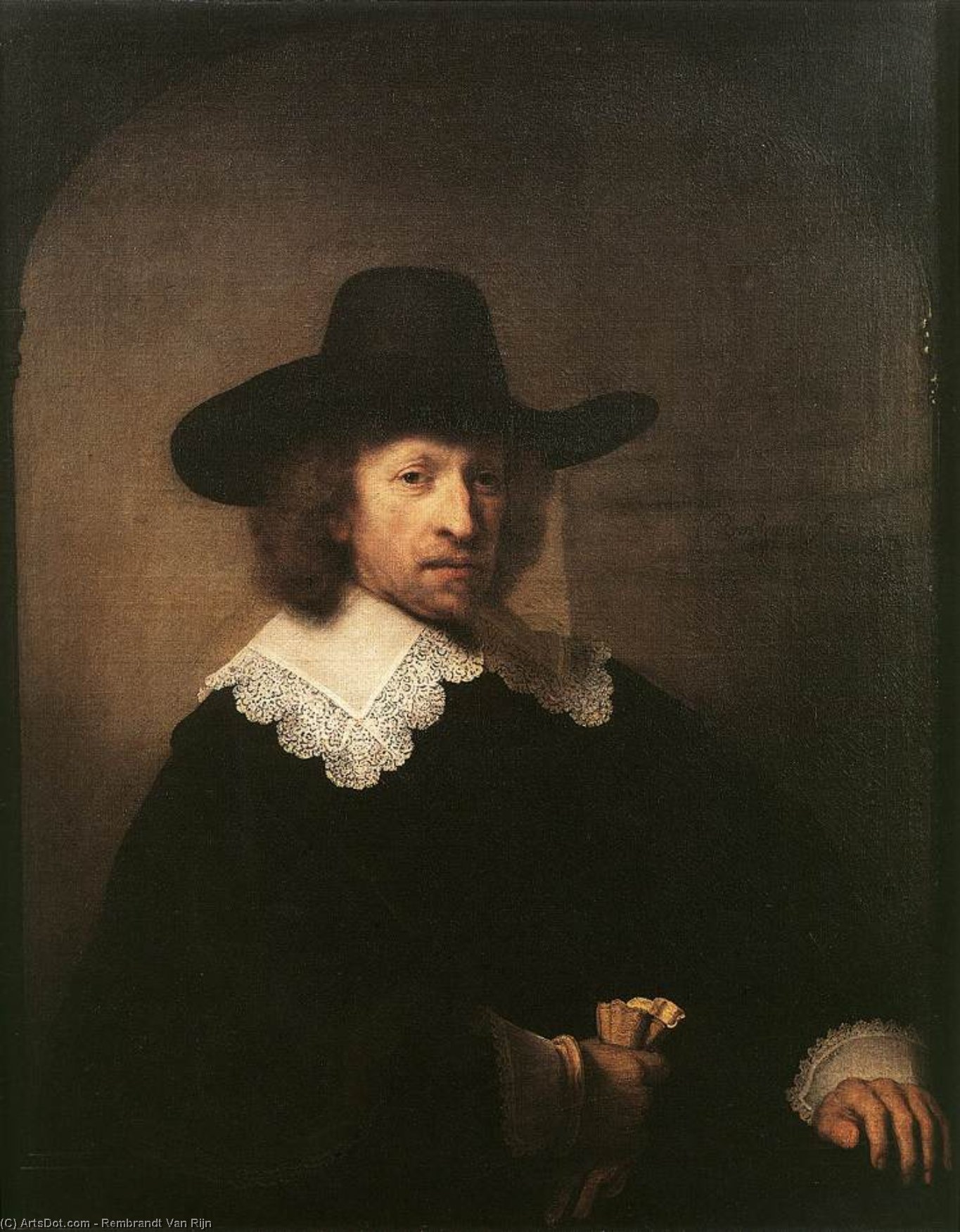 Wikioo.org - The Encyclopedia of Fine Arts - Painting, Artwork by Rembrandt Van Rijn - Portrait of Nicolaas van Bambeeck