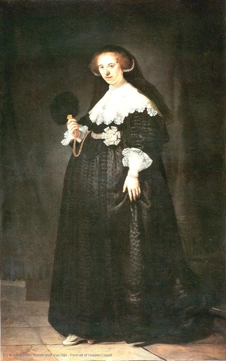 Wikioo.org - สารานุกรมวิจิตรศิลป์ - จิตรกรรม Rembrandt Van Rijn - Portrait of Oopjen Coppit