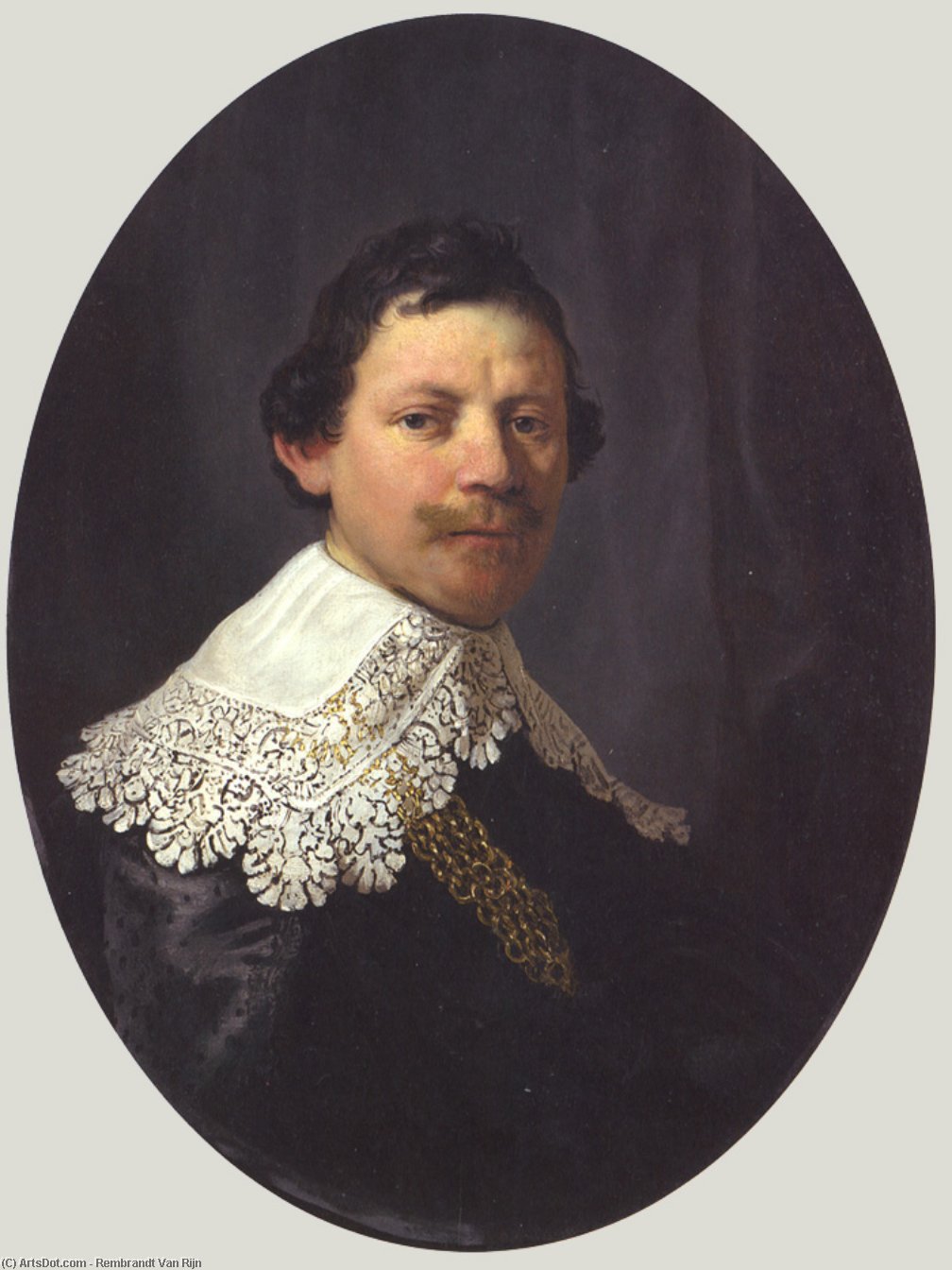 WikiOO.org - Encyclopedia of Fine Arts - Lukisan, Artwork Rembrandt Van Rijn - Portrait of Philips Lucasz.