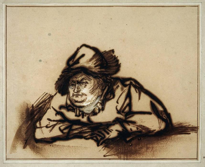 WikiOO.org - Enciklopedija dailės - Tapyba, meno kuriniai Rembrandt Van Rijn - Portrait of Willem Bartholsz. Ruyter