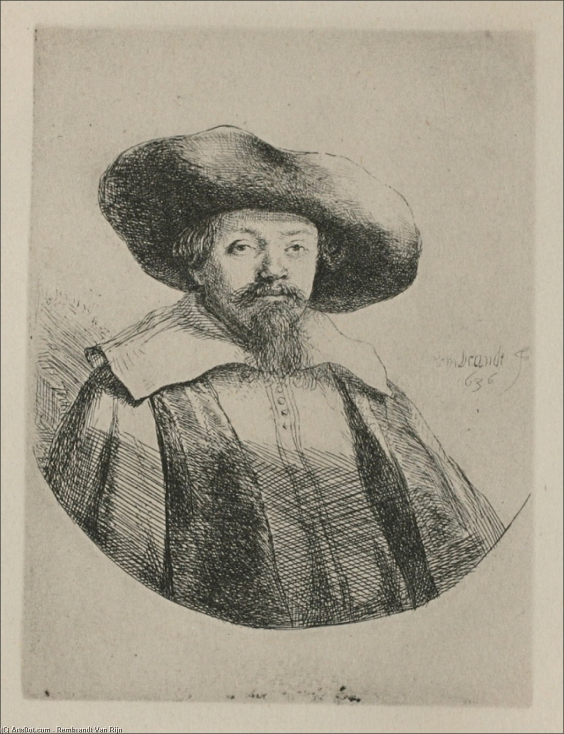 WikiOO.org - 百科事典 - 絵画、アートワーク Rembrandt Van Rijn - サミュエルMenassehベンイスラエル