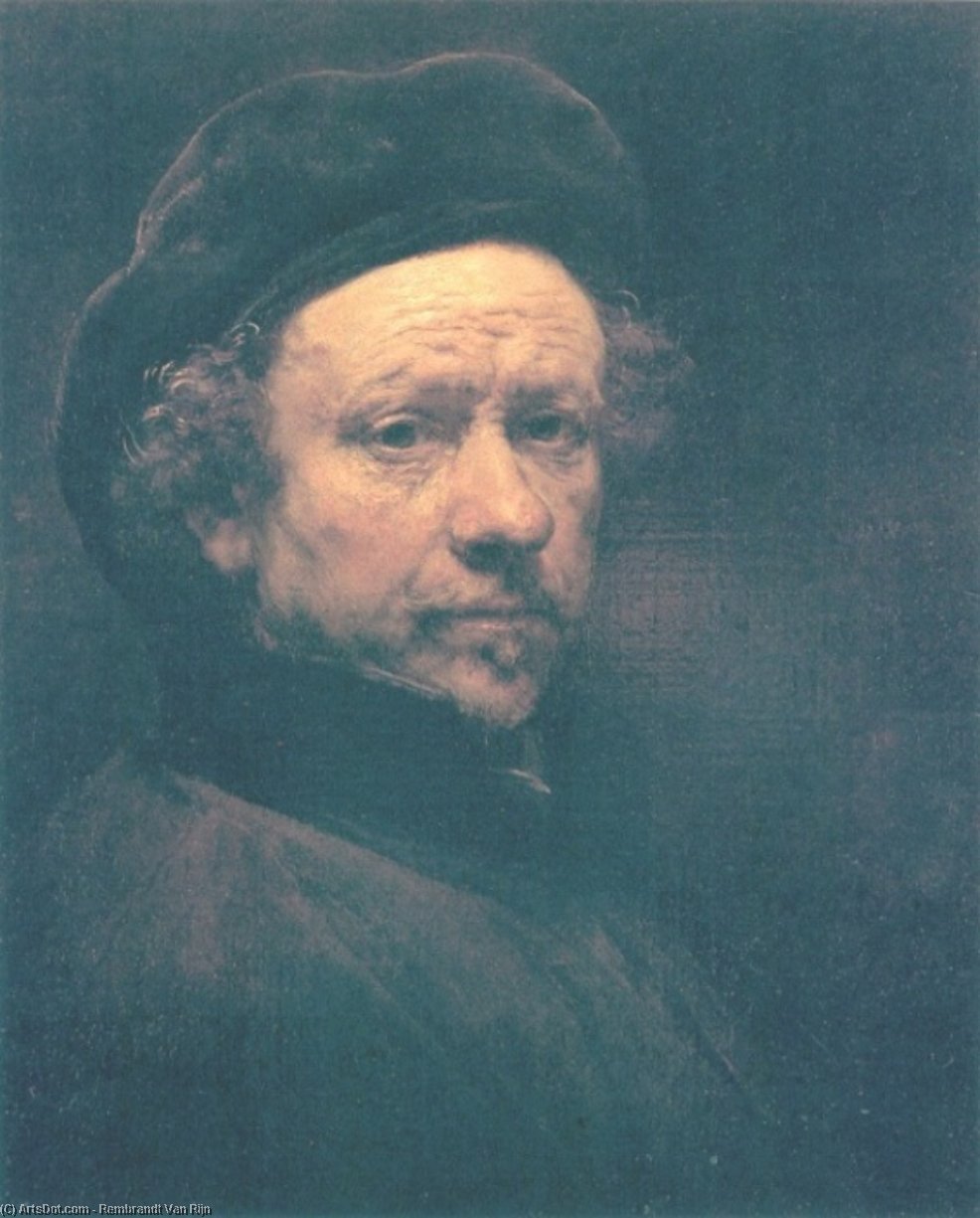 Wikioo.org - Die Enzyklopädie bildender Kunst - Malerei, Kunstwerk von Rembrandt Van Rijn - selbstporträt 1