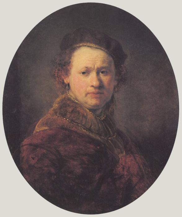 WikiOO.org - Енциклопедия за изящни изкуства - Живопис, Произведения на изкуството Rembrandt Van Rijn - Self Portrait (11)