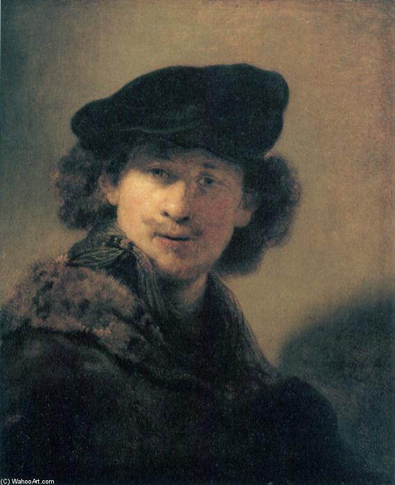 WikiOO.org – 美術百科全書 - 繪畫，作品 Rembrandt Van Rijn - 自画像 22