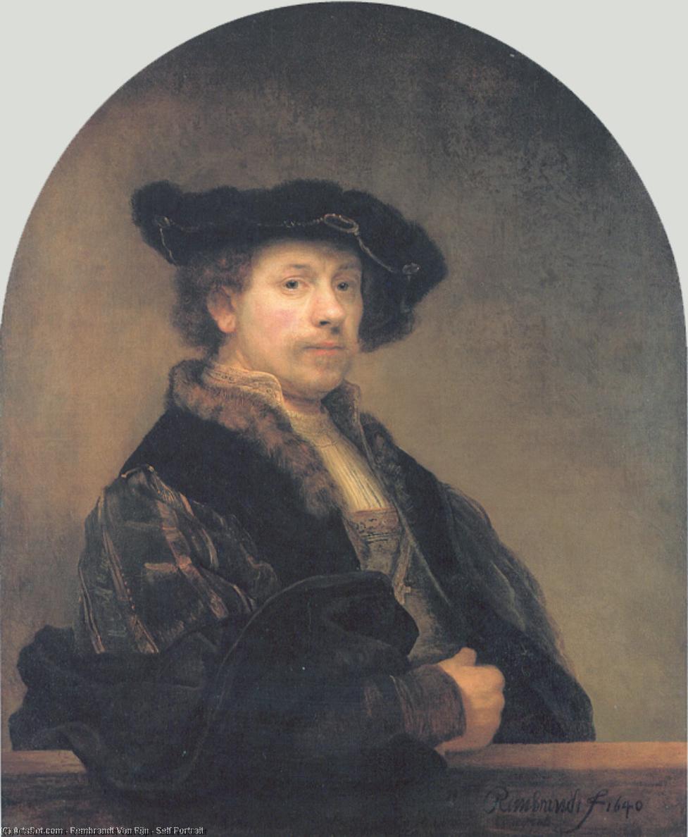 Wikioo.org – La Enciclopedia de las Bellas Artes - Pintura, Obras de arte de Rembrandt Van Rijn - retrato del uno mismo