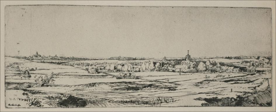 WikiOO.org - Enciklopedija likovnih umjetnosti - Slikarstvo, umjetnička djela Rembrandt Van Rijn - The Goldweigher's Field