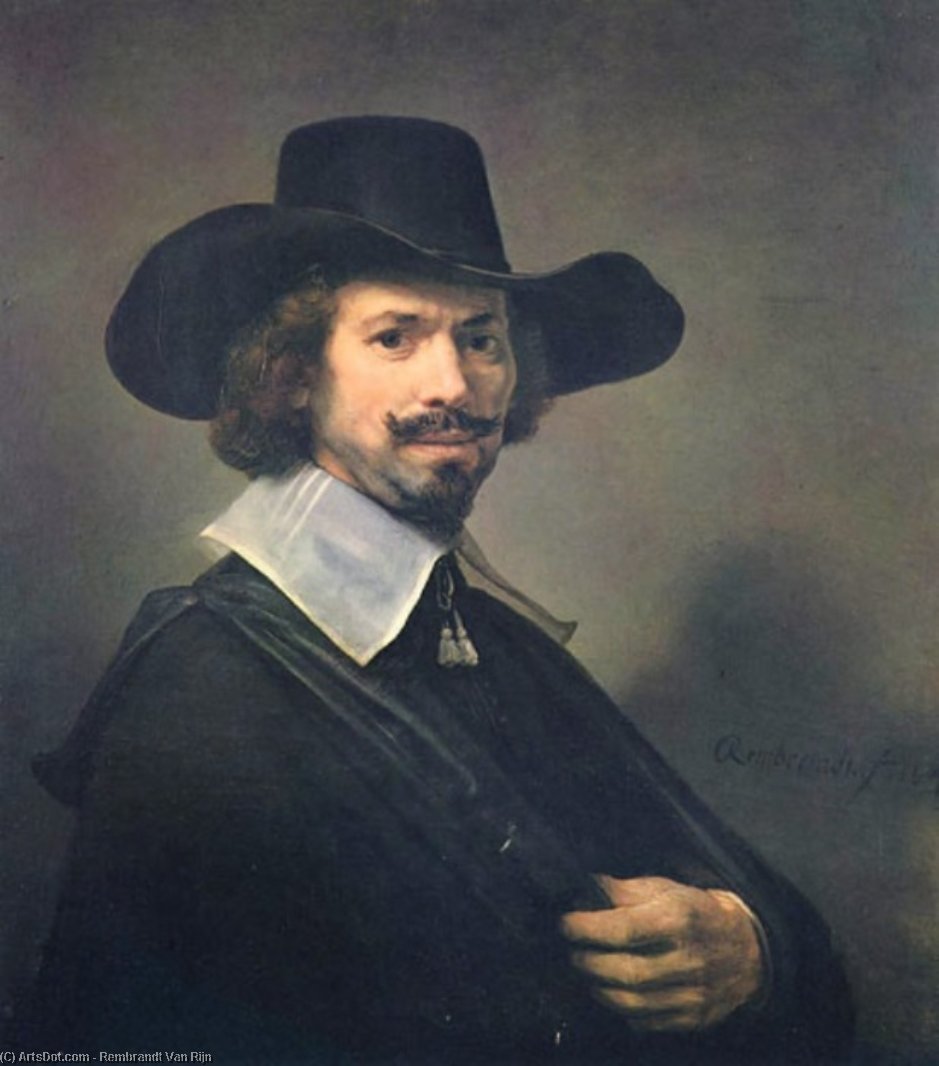 WikiOO.org - אנציקלופדיה לאמנויות יפות - ציור, יצירות אמנות Rembrandt Van Rijn - The Painter Hendrick Martensz. Sorg