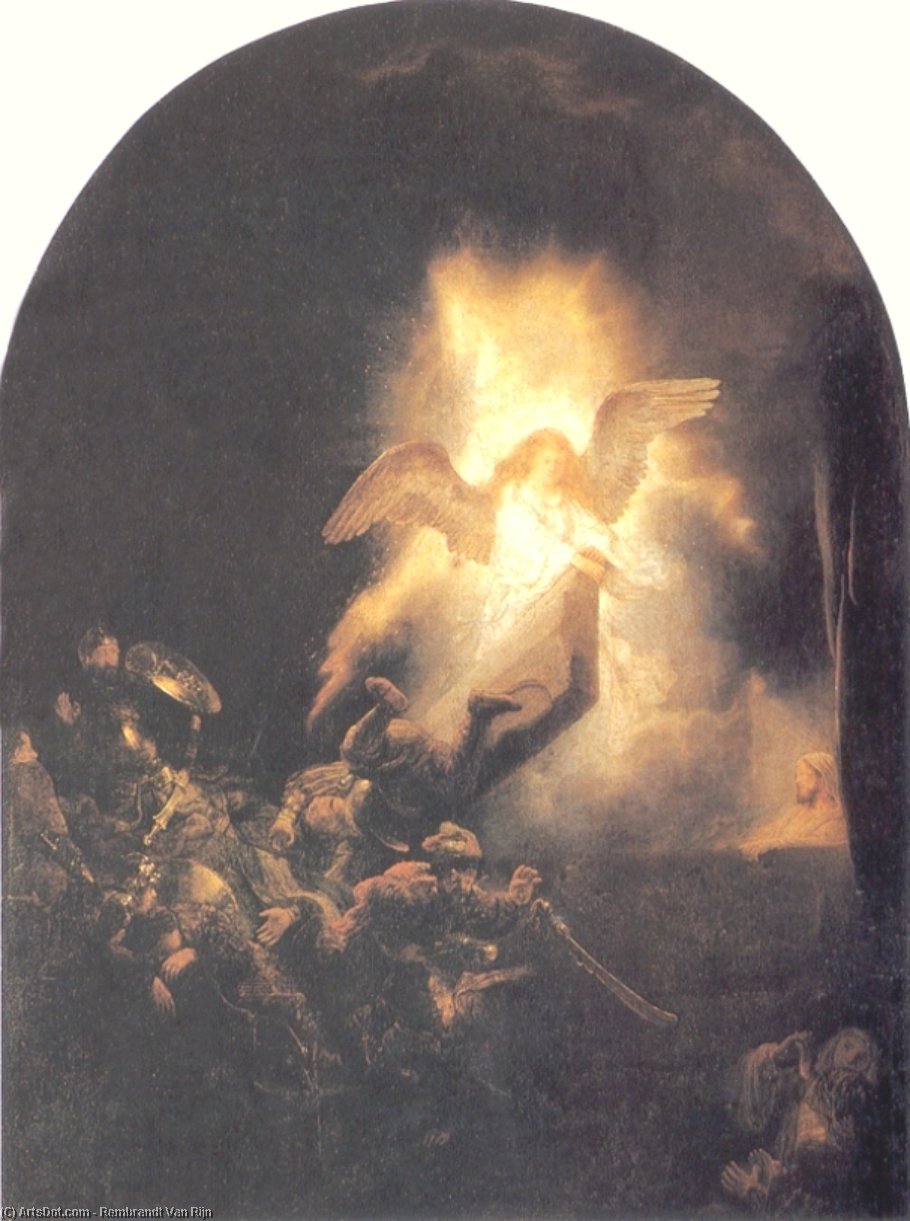 Wikioo.org - สารานุกรมวิจิตรศิลป์ - จิตรกรรม Rembrandt Van Rijn - The Resurection of Christ