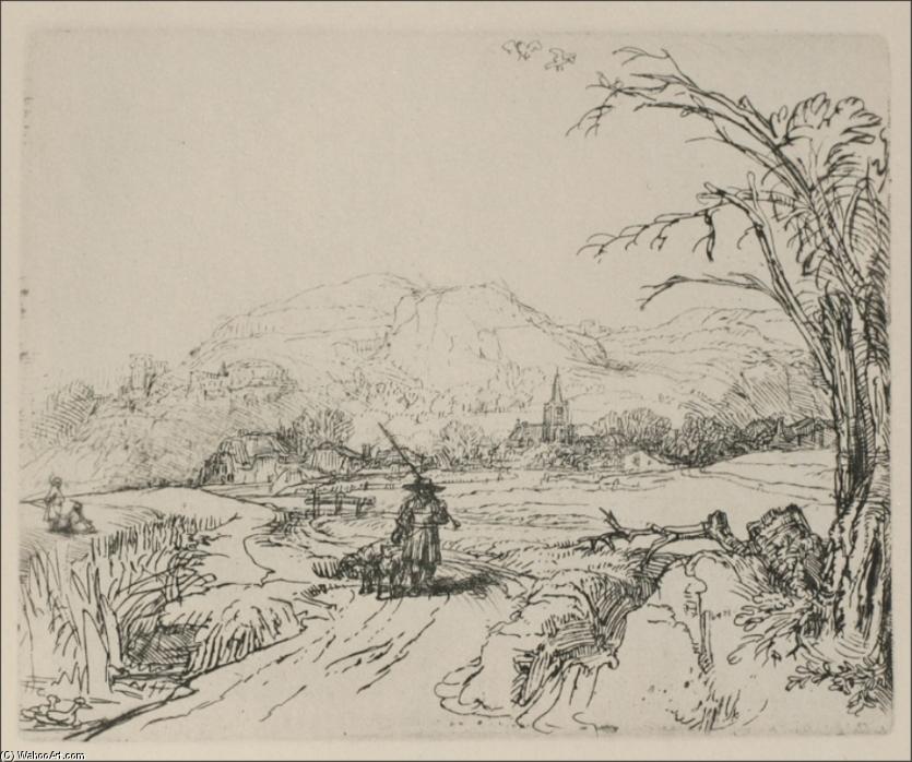 WikiOO.org - Encyclopedia of Fine Arts - Maalaus, taideteos Rembrandt Van Rijn - The Sportsman