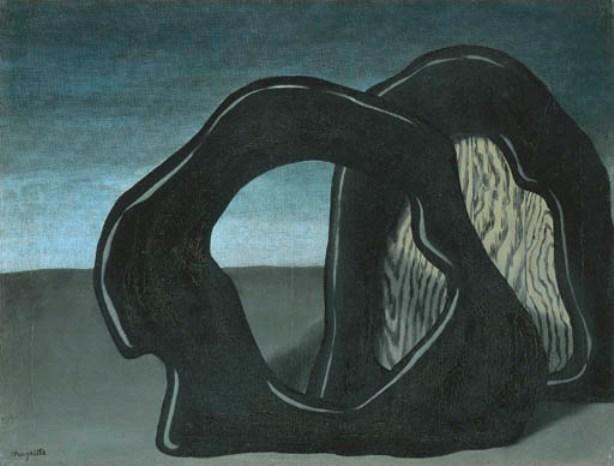 WikiOO.org - 백과 사전 - 회화, 삽화 Rene Magritte - En face des murmures