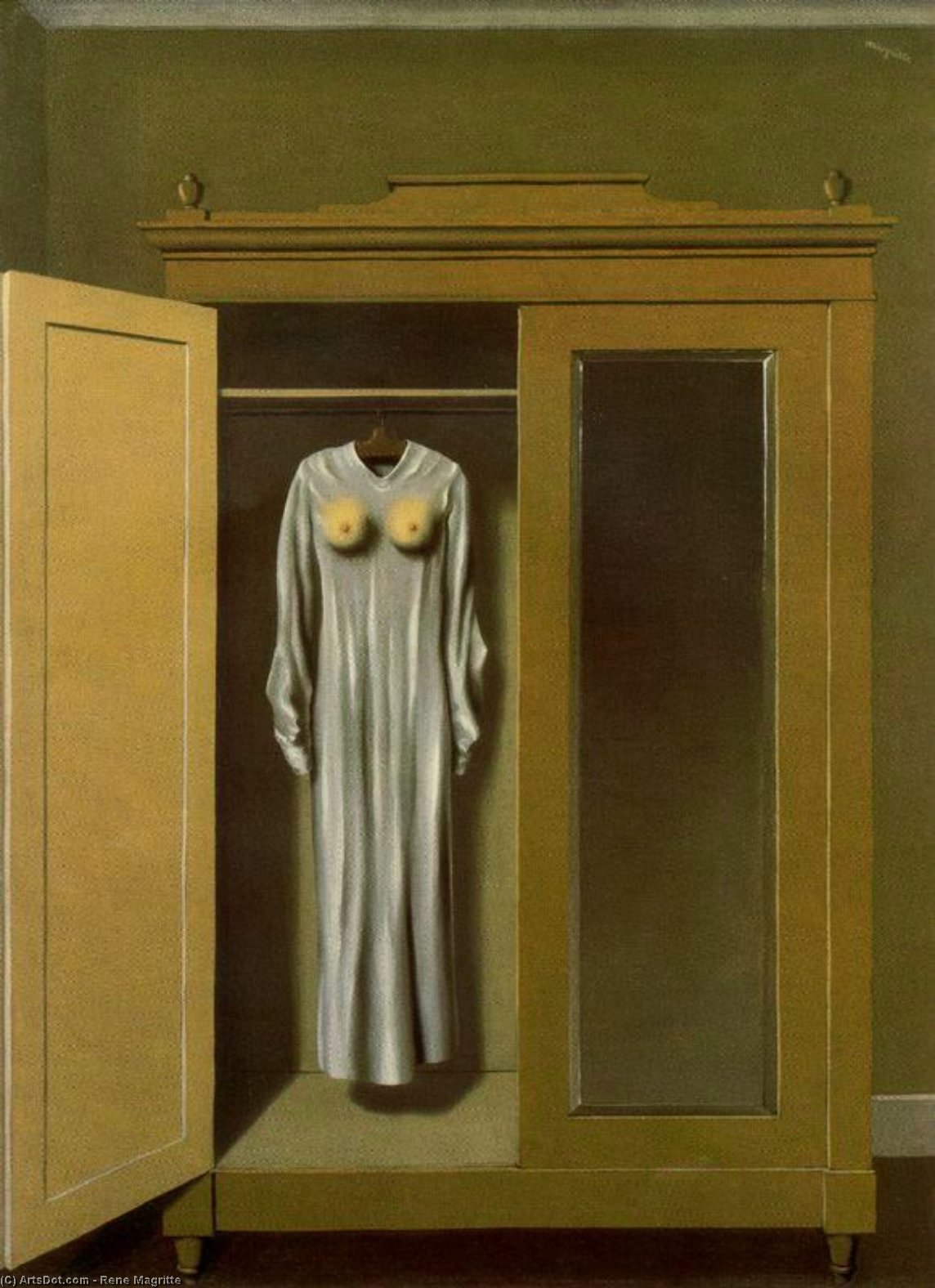 Wikioo.org – L'Enciclopedia delle Belle Arti - Pittura, Opere di Rene Magritte - Omaggio a Mack Sennett