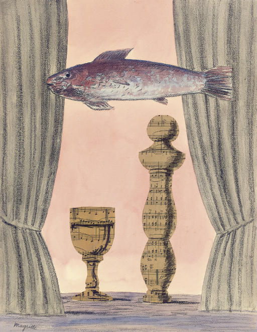 WikiOO.org - Encyclopedia of Fine Arts - Schilderen, Artwork Rene Magritte - L'esprit et la forme