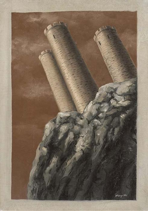 Wikioo.org – La Enciclopedia de las Bellas Artes - Pintura, Obras de arte de Rene Magritte - Le parfum de l abîme