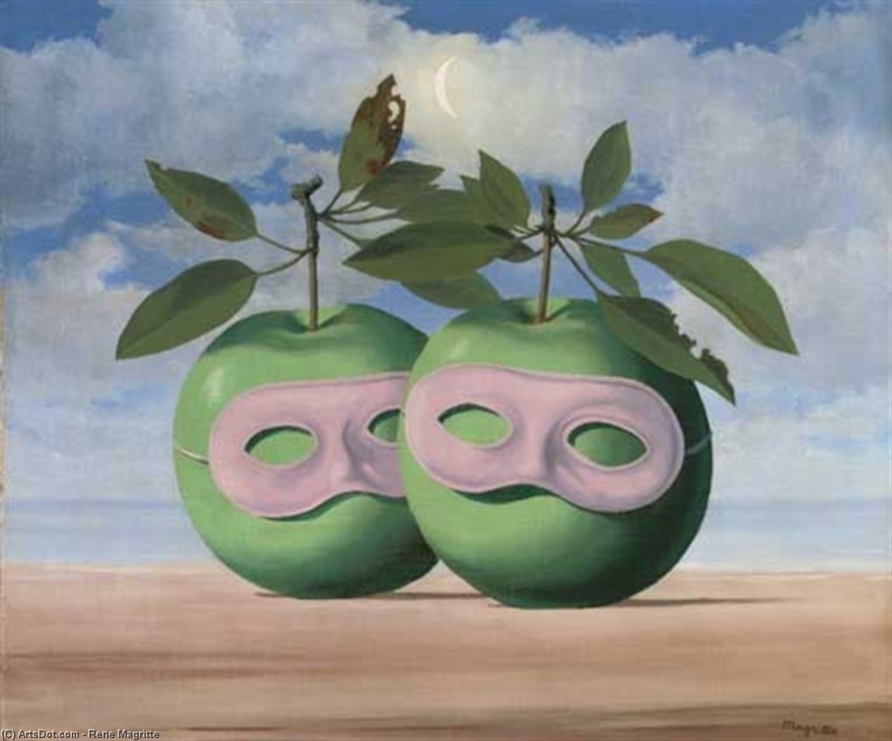 WikiOO.org - دایره المعارف هنرهای زیبا - نقاشی، آثار هنری Rene Magritte - Le prêtre marié