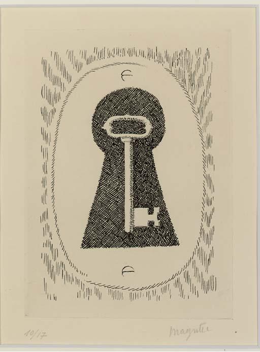 Wikoo.org - موسوعة الفنون الجميلة - اللوحة، العمل الفني Rene Magritte - Le Sourire du Diable