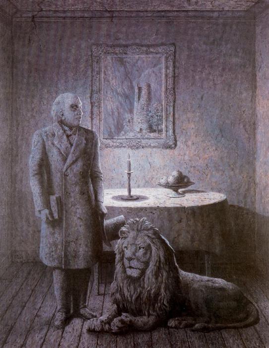WikiOO.org - Encyclopedia of Fine Arts - Lukisan, Artwork Rene Magritte - Recuerdo de viaje III