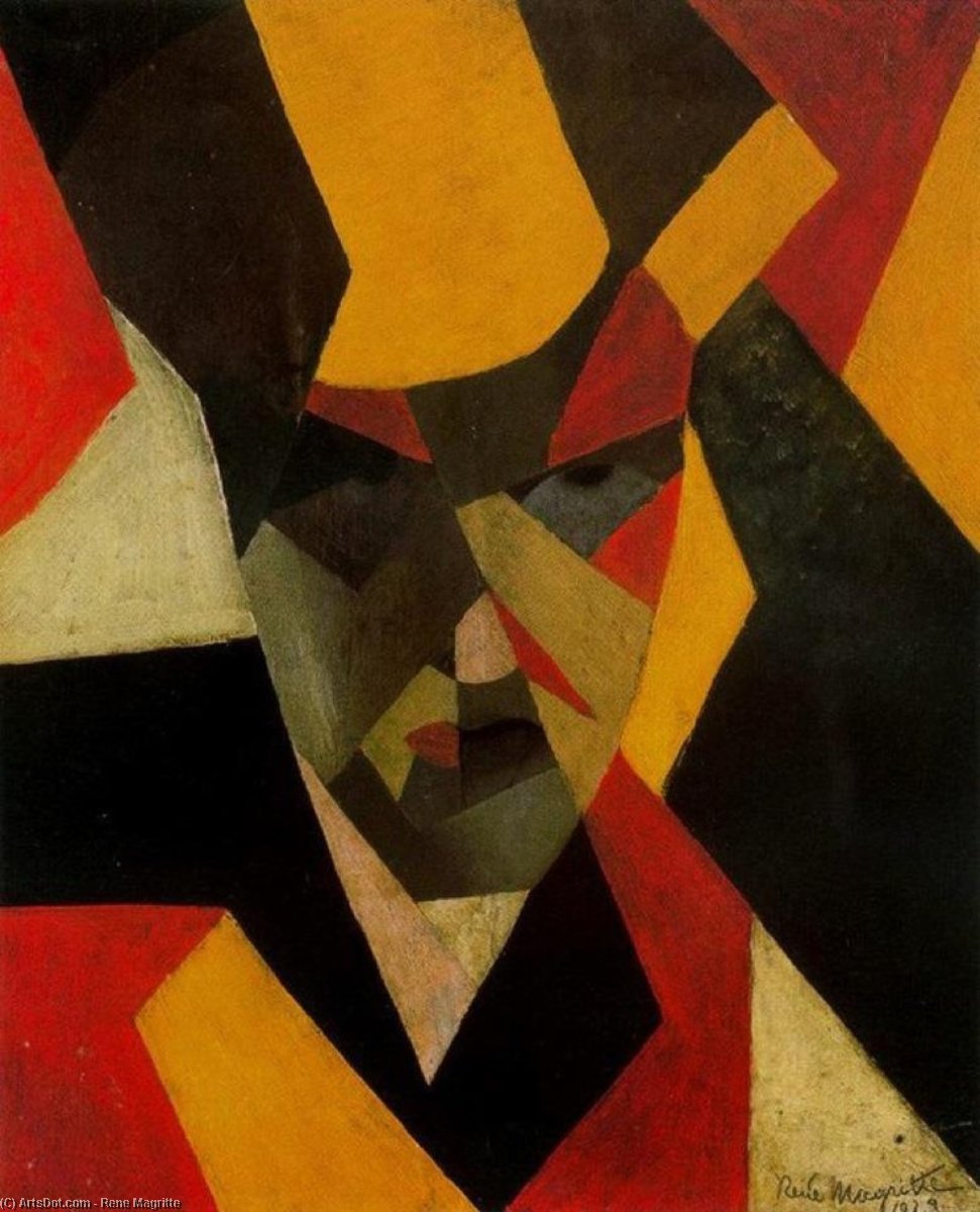 WikiOO.org - Enciklopedija dailės - Tapyba, meno kuriniai Rene Magritte - Self portrait