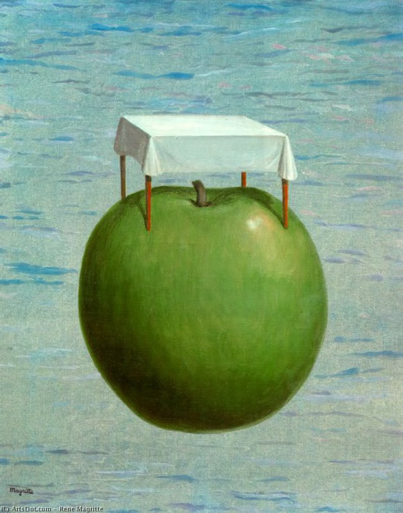 WikiOO.org - Enciclopédia das Belas Artes - Pintura, Arte por Rene Magritte - The beautiful realities