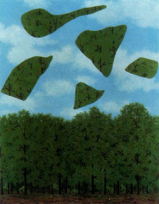 WikiOO.org - Enciklopedija dailės - Tapyba, meno kuriniai Rene Magritte - The chorus of the sphinxes