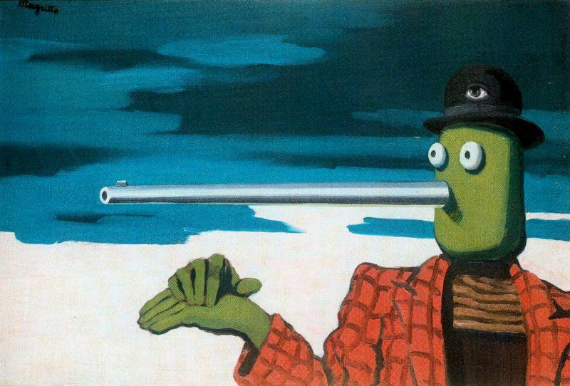 Wikioo.org - Encyklopedia Sztuk Pięknych - Malarstwo, Grafika Rene Magritte - The ellipse