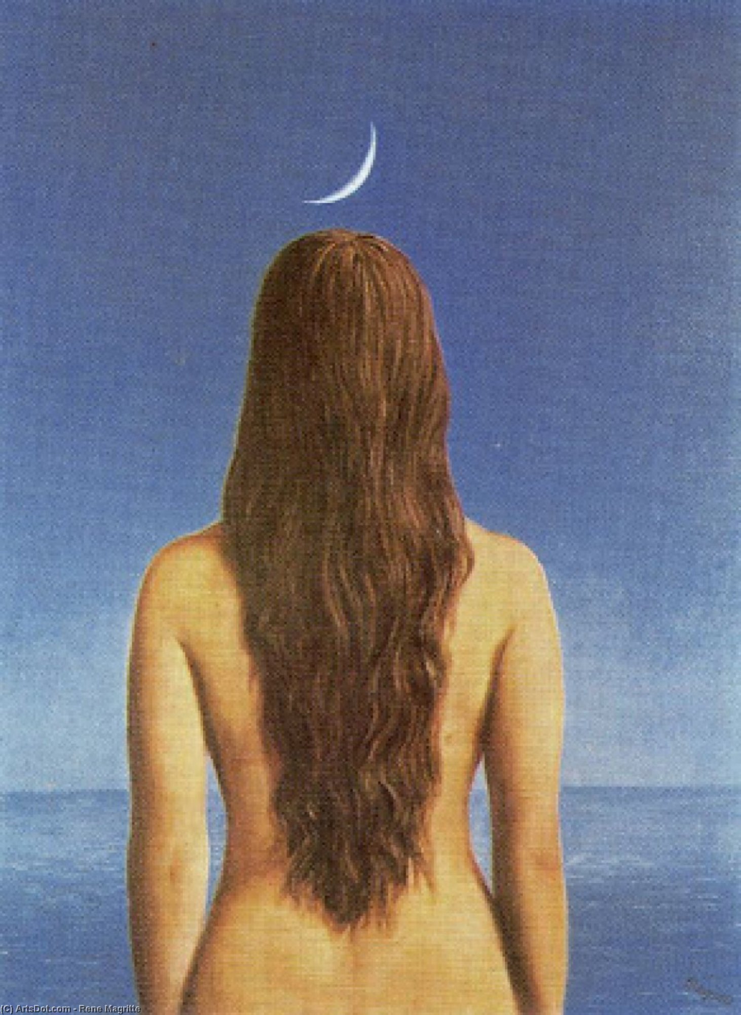 Wikioo.org - The Encyclopedia of Fine Arts - Painting, Artwork by Rene Magritte - The Evening Dress
