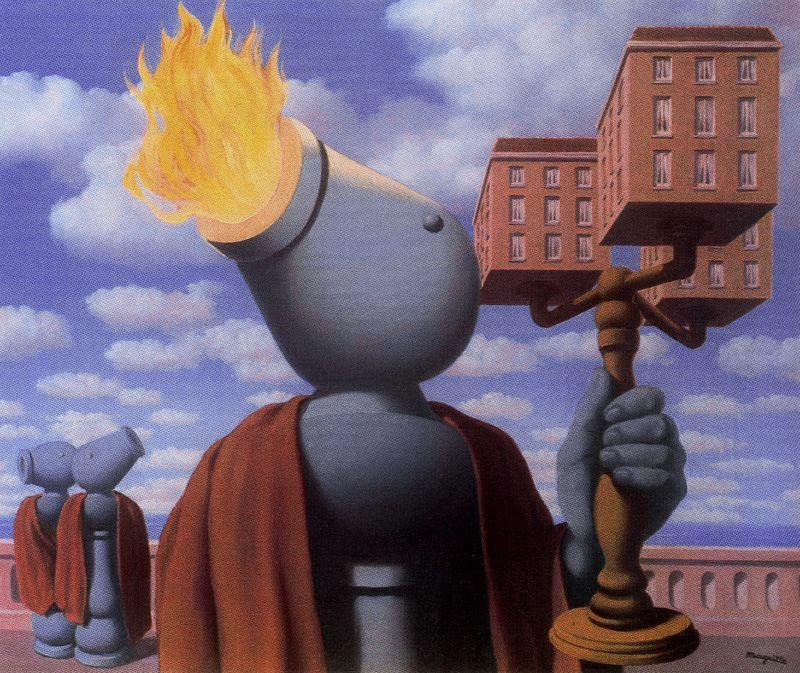 WikiOO.org - Enciklopedija likovnih umjetnosti - Slikarstvo, umjetnička djela Rene Magritte - The guide