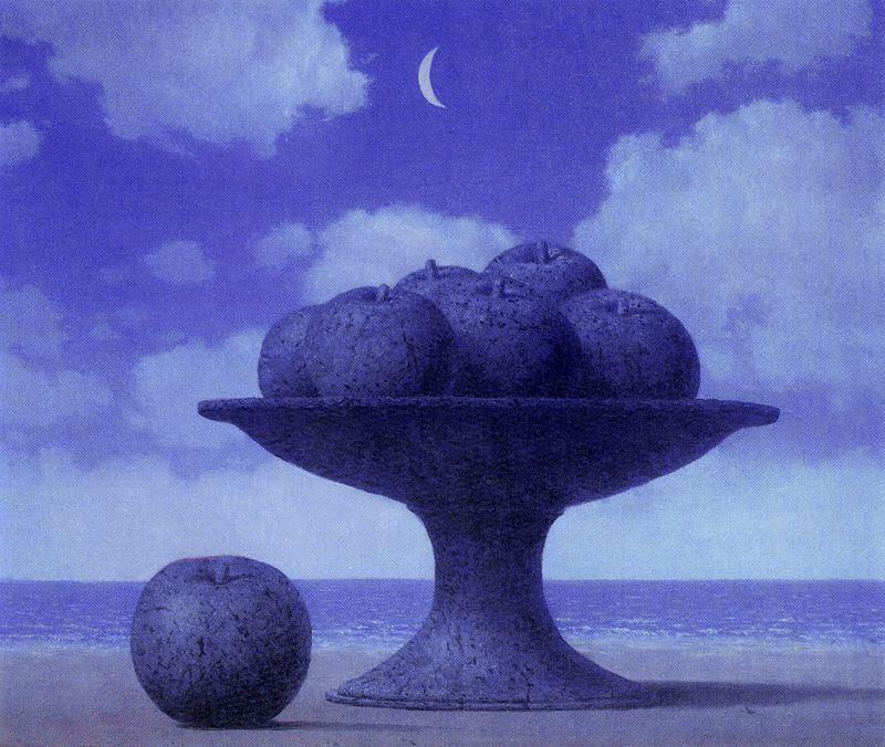 Wikioo.org - The Encyclopedia of Fine Arts - Painting, Artwork by Rene Magritte - The large table