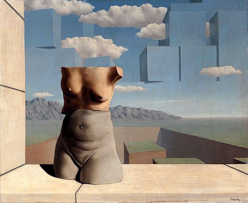 WikiOO.org - Encyclopedia of Fine Arts - Lukisan, Artwork Rene Magritte - The March of Summer