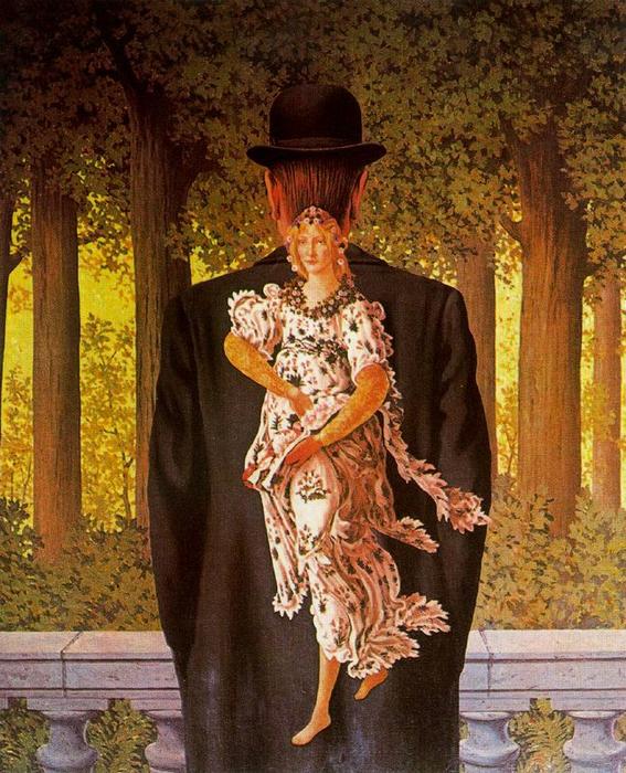 Wikioo.org – La Enciclopedia de las Bellas Artes - Pintura, Obras de arte de Rene Magritte - El ramo perfecto
