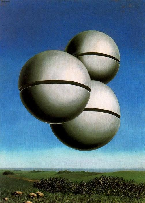 Wikioo.org - The Encyclopedia of Fine Arts - Painting, Artwork by Rene Magritte - The voice of the air