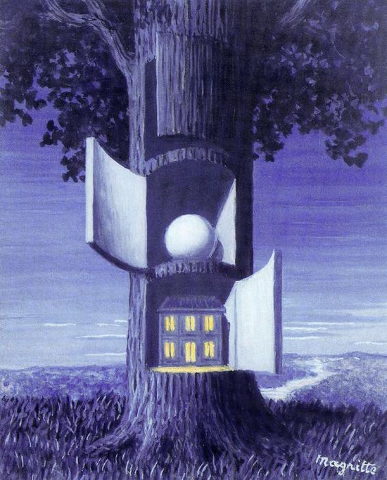 Wikioo.org - Encyklopedia Sztuk Pięknych - Malarstwo, Grafika Rene Magritte - The voice of the blood 1