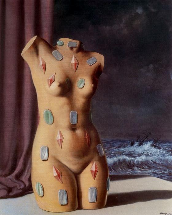 WikiOO.org - Encyclopedia of Fine Arts - Lukisan, Artwork Rene Magritte - The water drop