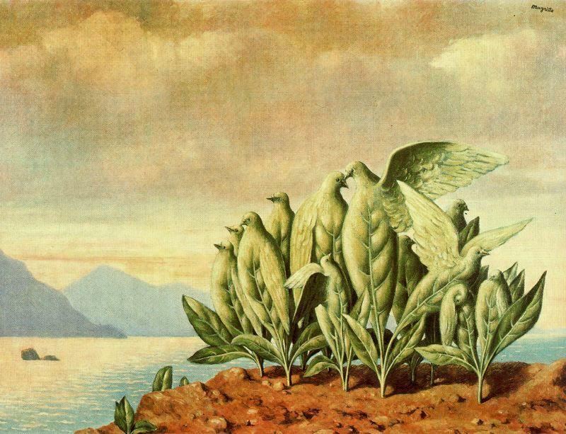Wikioo.org - The Encyclopedia of Fine Arts - Painting, Artwork by Rene Magritte - Treasure Island