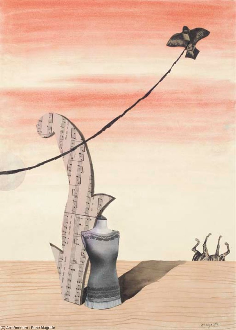 WikiOO.org - Encyclopedia of Fine Arts - Lukisan, Artwork Rene Magritte - Untitled