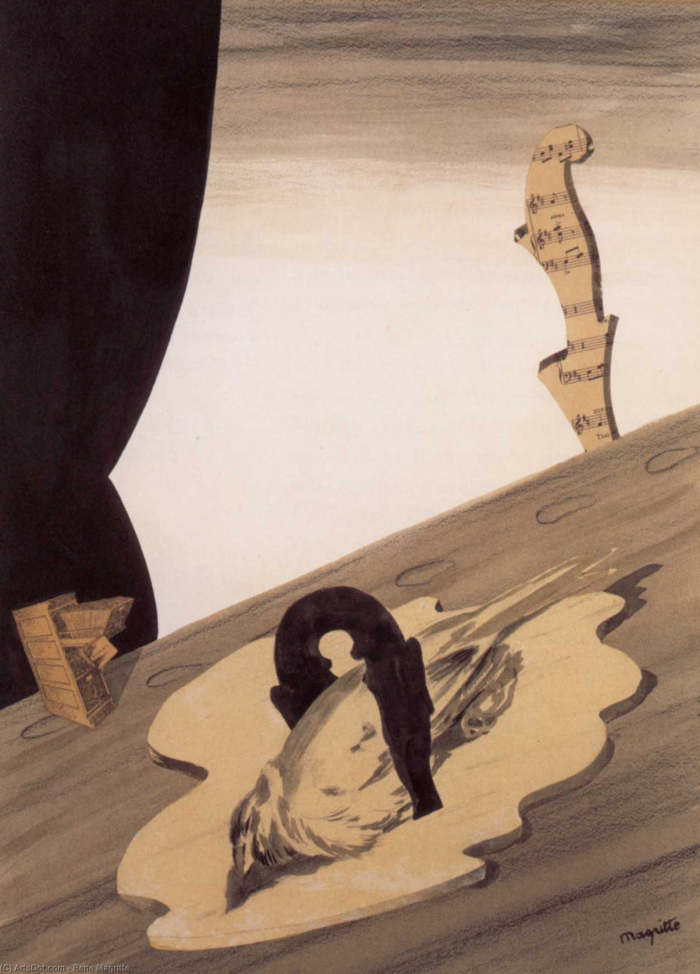 Wikioo.org - Bách khoa toàn thư về mỹ thuật - Vẽ tranh, Tác phẩm nghệ thuật Rene Magritte - Untitled