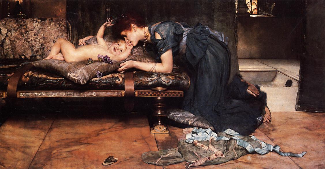 Wikioo.org - The Encyclopedia of Fine Arts - Painting, Artwork by Lawrence Alma-Tadema - An Earthly Paradise