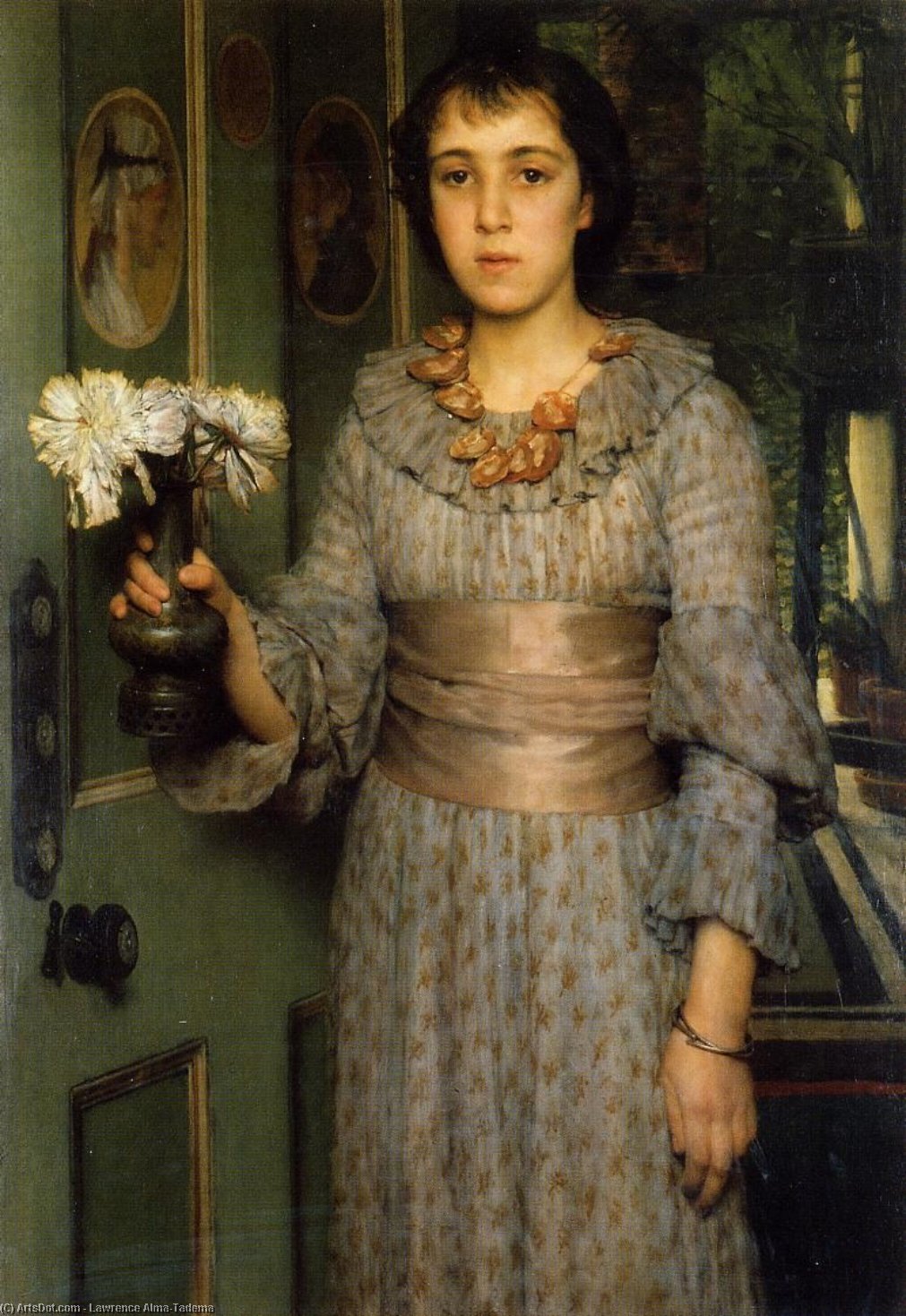Wikioo.org - The Encyclopedia of Fine Arts - Painting, Artwork by Lawrence Alma-Tadema - Anna Alma-Tadema